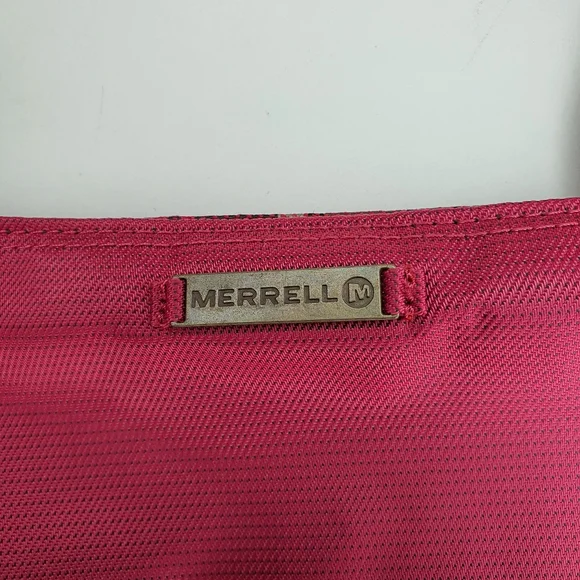 Merrell Large Tote Bag Plaid Brown Reversible tote bag NWT - Picture 5 of 11
